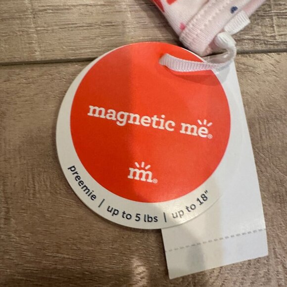 MAGNETIC ME GIRLS PINK CHEETAH SLEEPER PREEMIE NEW - Picture 3 of 9